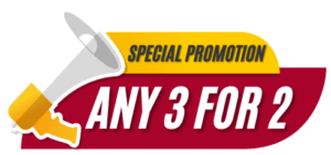 Buy two get one free